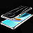 Custodia Silicone Trasparente Ultra Sottile Cover Morbida H02 per Huawei Enjoy 20 Plus 5G Argento