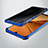 Custodia Silicone Trasparente Ultra Sottile Cover Morbida H02 per Huawei Enjoy Max Blu