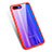 Custodia Silicone Trasparente Ultra Sottile Cover Morbida H02 per Huawei Honor 10 Rosso