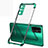 Custodia Silicone Trasparente Ultra Sottile Cover Morbida H02 per Huawei Honor 30 Verde