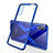 Custodia Silicone Trasparente Ultra Sottile Cover Morbida H02 per Huawei Honor 9X Blu