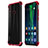 Custodia Silicone Trasparente Ultra Sottile Cover Morbida H02 per Huawei Honor View 10 Lite Rosso