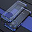 Custodia Silicone Trasparente Ultra Sottile Cover Morbida H02 per Huawei Mate 40 Blu