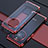 Custodia Silicone Trasparente Ultra Sottile Cover Morbida H02 per Huawei Mate 40 Rosso