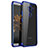 Custodia Silicone Trasparente Ultra Sottile Cover Morbida H02 per Huawei Mate 9 Blu