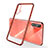 Custodia Silicone Trasparente Ultra Sottile Cover Morbida H02 per Huawei Nova 5 Pro Rosso