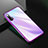 Custodia Silicone Trasparente Ultra Sottile Cover Morbida H02 per Huawei Nova 6 Viola