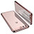 Custodia Silicone Trasparente Ultra Sottile Cover Morbida H02 per Huawei P10 Oro Rosa