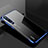 Custodia Silicone Trasparente Ultra Sottile Cover Morbida H02 per Huawei P30 Blu