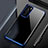 Custodia Silicone Trasparente Ultra Sottile Cover Morbida H02 per Huawei P40 Blu