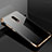 Custodia Silicone Trasparente Ultra Sottile Cover Morbida H02 per OnePlus 7 Oro