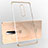 Custodia Silicone Trasparente Ultra Sottile Cover Morbida H02 per OnePlus 7 Pro Oro