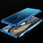 Custodia Silicone Trasparente Ultra Sottile Cover Morbida H02 per OnePlus 7T Pro 5G Blu