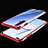 Custodia Silicone Trasparente Ultra Sottile Cover Morbida H02 per Realme X50m 5G Rosso