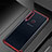 Custodia Silicone Trasparente Ultra Sottile Cover Morbida H02 per Samsung Galaxy A9s Rosso