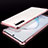 Custodia Silicone Trasparente Ultra Sottile Cover Morbida H02 per Samsung Galaxy Note 10 5G Oro Rosa