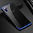 Custodia Silicone Trasparente Ultra Sottile Cover Morbida H02 per Samsung Galaxy Note 10 Plus 5G Blu
