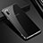 Custodia Silicone Trasparente Ultra Sottile Cover Morbida H02 per Samsung Galaxy Note 10 Plus Argento