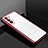 Custodia Silicone Trasparente Ultra Sottile Cover Morbida H02 per Samsung Galaxy S21 Plus 5G Rosso