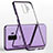 Custodia Silicone Trasparente Ultra Sottile Cover Morbida H02 per Samsung Galaxy S9 Plus Viola