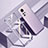 Custodia Silicone Trasparente Ultra Sottile Cover Morbida H02 per Xiaomi Mi 12 5G Viola