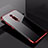 Custodia Silicone Trasparente Ultra Sottile Cover Morbida H02 per Xiaomi Mi 9T Pro Rosso