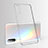 Custodia Silicone Trasparente Ultra Sottile Cover Morbida H02 per Xiaomi Mi A3 Argento