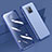 Custodia Silicone Trasparente Ultra Sottile Cover Morbida H02 per Xiaomi Redmi 10X Pro 5G Blu