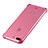 Custodia Silicone Trasparente Ultra Sottile Cover Morbida H03 per Apple iPhone 8 Plus Rosa