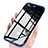 Custodia Silicone Trasparente Ultra Sottile Cover Morbida H03 per Huawei Enjoy 7S Blu