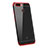 Custodia Silicone Trasparente Ultra Sottile Cover Morbida H03 per Huawei Enjoy 7S Rosso