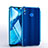 Custodia Silicone Trasparente Ultra Sottile Cover Morbida H03 per Huawei Enjoy Max Cielo Blu