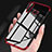 Custodia Silicone Trasparente Ultra Sottile Cover Morbida H03 per Huawei Honor 20 Lite Rosso