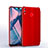 Custodia Silicone Trasparente Ultra Sottile Cover Morbida H03 per Huawei Honor 8X Max Rosso