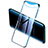 Custodia Silicone Trasparente Ultra Sottile Cover Morbida H03 per Oppo Find X Blu