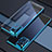 Custodia Silicone Trasparente Ultra Sottile Cover Morbida H03 per Oppo Find X3 5G Blu