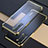 Custodia Silicone Trasparente Ultra Sottile Cover Morbida H03 per Oppo K7 5G Oro