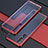 Custodia Silicone Trasparente Ultra Sottile Cover Morbida H03 per Oppo Reno3 Pro Rosso
