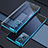 Custodia Silicone Trasparente Ultra Sottile Cover Morbida H03 per Oppo Reno7 Pro 5G Blu