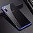 Custodia Silicone Trasparente Ultra Sottile Cover Morbida H03 per Samsung Galaxy Note 10 Blu