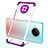 Custodia Silicone Trasparente Ultra Sottile Cover Morbida H03 per Xiaomi Mi 10T Lite 5G Viola