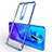 Custodia Silicone Trasparente Ultra Sottile Cover Morbida H03 per Xiaomi Poco X2 Blu