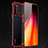 Custodia Silicone Trasparente Ultra Sottile Cover Morbida H03 per Xiaomi Redmi Note 8 Rosso