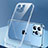 Custodia Silicone Trasparente Ultra Sottile Cover Morbida H04 per Apple iPhone 13 Pro Max Chiaro