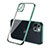 Custodia Silicone Trasparente Ultra Sottile Cover Morbida H04 per Apple iPhone 13 Verde