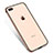 Custodia Silicone Trasparente Ultra Sottile Cover Morbida H04 per Apple iPhone 8 Plus Oro