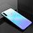 Custodia Silicone Trasparente Ultra Sottile Cover Morbida H04 per Huawei Enjoy 10 Plus Blu