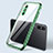 Custodia Silicone Trasparente Ultra Sottile Cover Morbida H04 per Huawei Enjoy 10e Verde