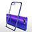 Custodia Silicone Trasparente Ultra Sottile Cover Morbida H04 per Huawei Honor 10 Blu