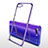 Custodia Silicone Trasparente Ultra Sottile Cover Morbida H04 per Huawei Honor 10 Viola